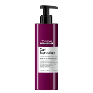 Curl expression cream-in-jelly​ definition activator is a retexturizing haircare suitable for all types of textures. In this sense, enriched in humectant actives, without adding weight to the hair, it promotes hydration and curls definition. As a result, they become naturally more beautiful, silky, and shiny.