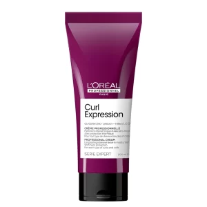 Curl expression long-lasting​ moisturizer​ is a moisturizing cream developed to care for and shape all types of curls. Thus, enriched in humectant actives, it offers a silky result as well as protection against high temperatures (230ºC/450ºF).