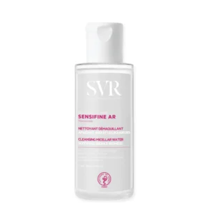 Svr sensifine ar anti-redness micellar cleansing water gently cleanses and removes makeup while helping soothe reactive skin prone to redness and rosacea. Enriched with niacinamide and moisturizing agents, it removes impurities from the face, eyes and lips without irritating sensitive skin. The formula respects fragile skin and leaves it clean, calm and comfortable. Suitable for teenagers from age 10 and adults, including pregnant and breastfeeding women.