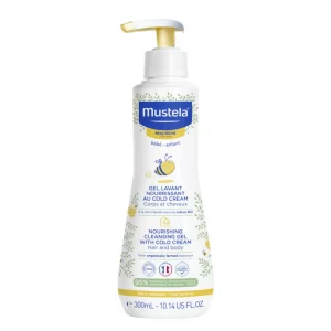 Mustela cold cream nourishing cleansing gel for baby dry skin 300ml