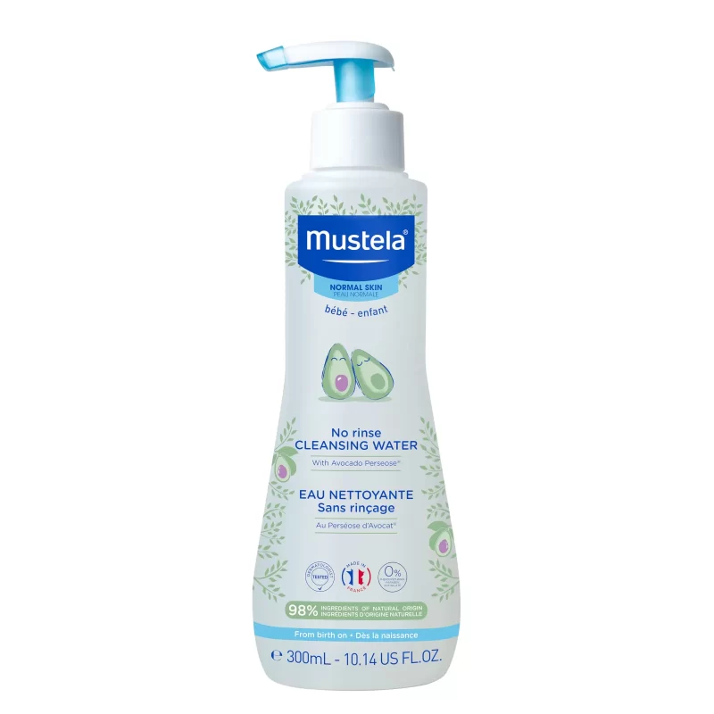 Mustela no-rinse face cleansing water for baby 300ml