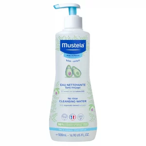 Mustela no-rinse face cleansing water for baby 500ml