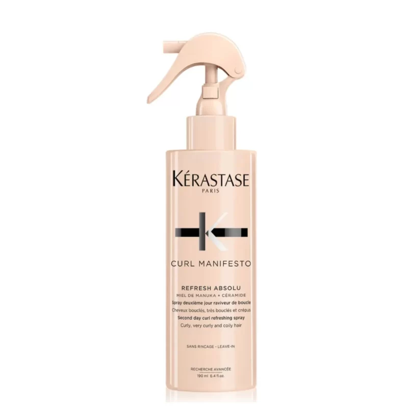 Kérastase curl manifesto spray refrescante para rizos de segundo día para cabello rizado 190ml 6.4fl.oz
