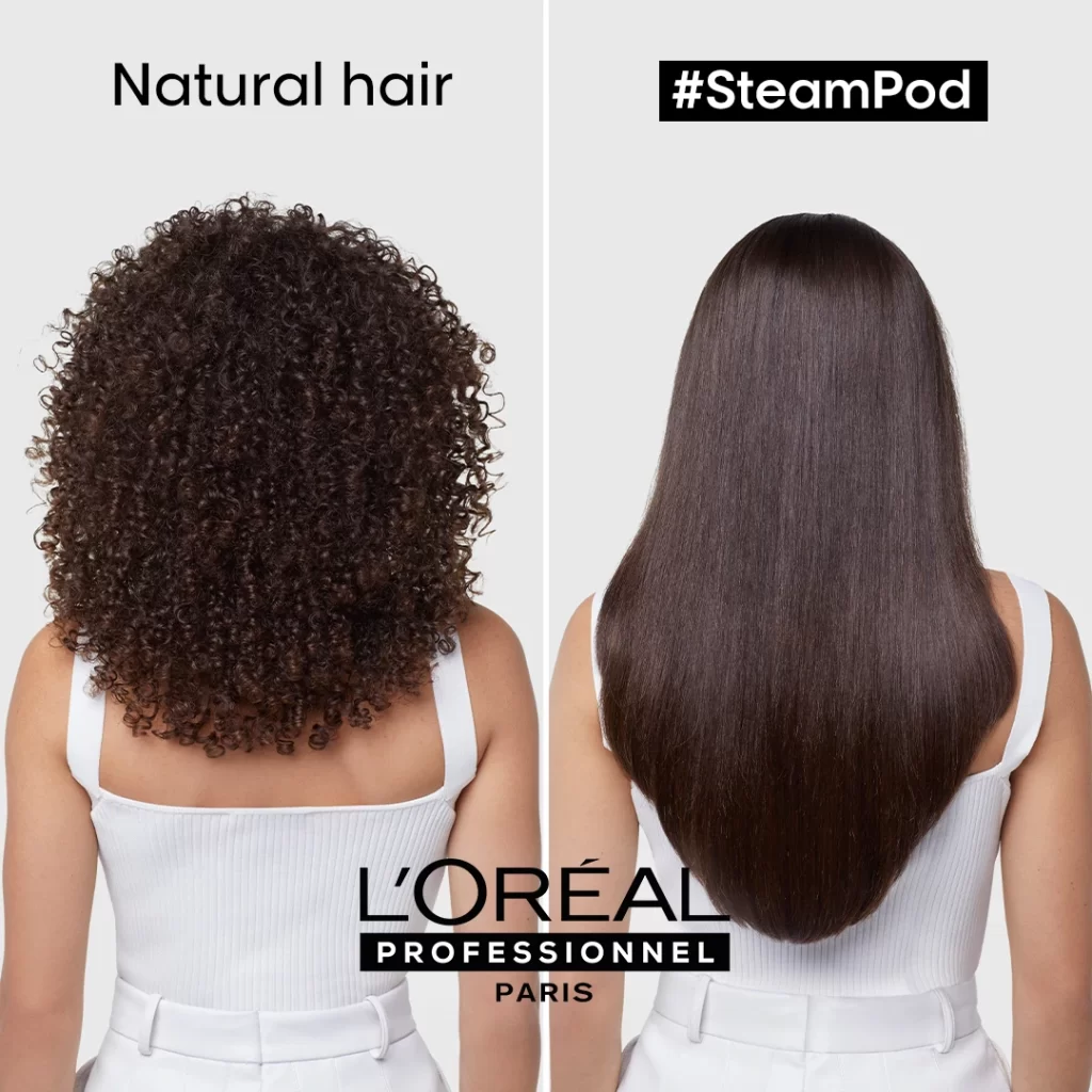 Loreal professionnel steampod 4 all-in-one professional styler 2022 - Before & After