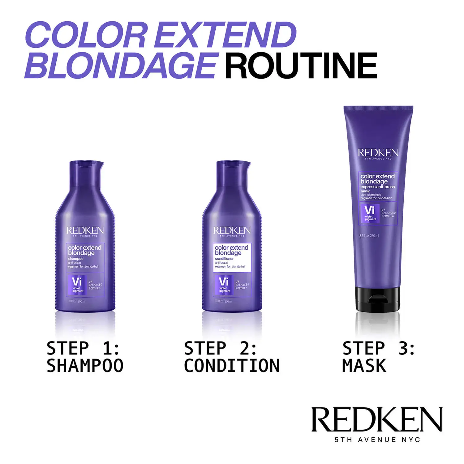 sfære Kontrakt syndrom Redken color extend blondage purple shampoo 300ml - Lyskin