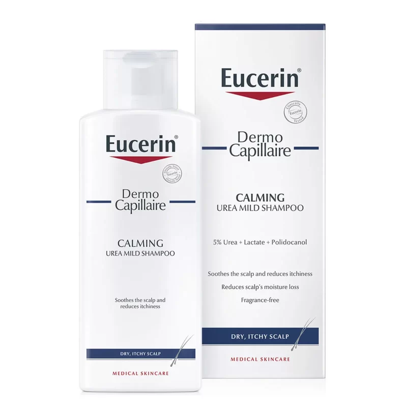 Eucerin dermocapillaire calming urea shampoo 250ml 8.5fl.oz