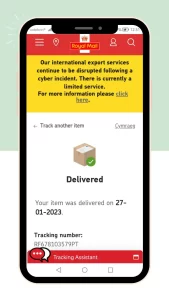 Royal Mail Delivery - United Kingdom 2023