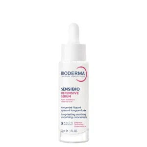 Lyskin-bioderma-sensibio-defensive-serum-for-sensitive-and-sensitized-skin-30ml-1fl-oz-BDM00152 (2)_result The Bioderma Sensibio Defensive Serum is a high-performance soothing and moisturising concentrate designed to combat inflamm-ageing—a key factor behind premature skin ageing caused by environmental aggressors such as pollution, stress, and UV exposure. Developed specifically for sensitive and sensitised skin, this serum works both preventively and correctively, helping the skin defend itself while visibly improving signs of ageing such as fine lines, wrinkles, and loss of radiance.