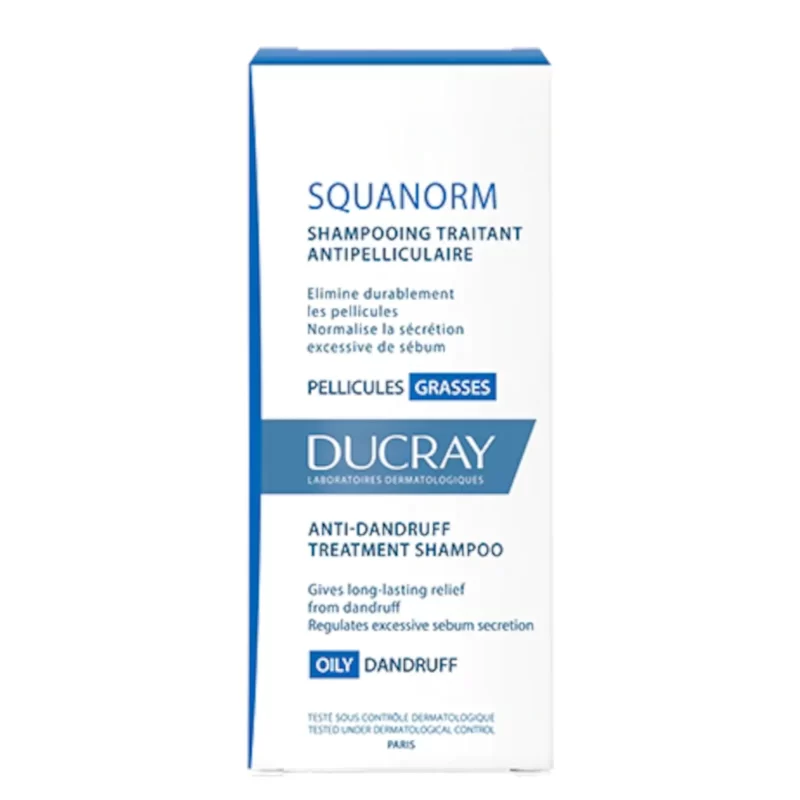 Ducray squanorm oily dandruff shampoo 200ml 6.8fl.oz