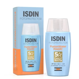 Isdin fusiowater magic spf50 con ácido hialurónico y antioxidantes 50ml 1.7fl.oz