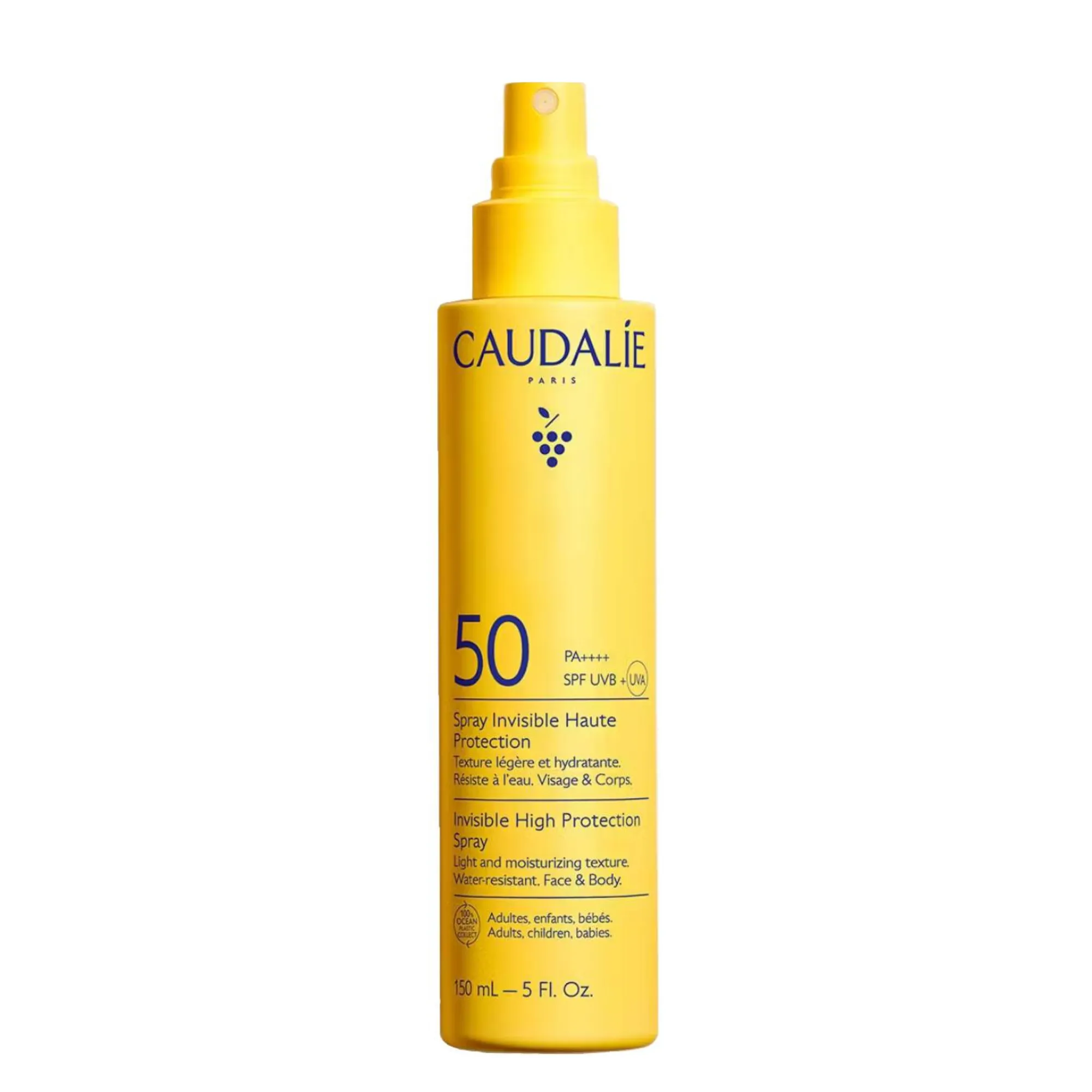 Lyskin-caudalie-vinosun-protect-spf50-invisible-spray-150ml-5fl-oz-CDL00124_1_resultado Protect your skin every day with Caudalie Vinosun Protect Invisible High Protection Spray SPF50, a lightweight sunscreen designed to provide high protection against UVA and UVB rays for the face and body. Suitable for all skin types, its fluid, fast-absorbing texture leaves an invisible, non-greasy finish and a pleasant summer-inspired fragrance.