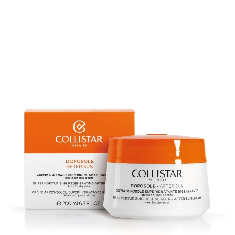 Collistar supermoisturizing regenerating after sun cream dry skin 200ml