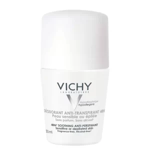 Vichy Deodorant 48h Antitranspirant Roll-on für empfindliche oder enthaarte Haut 50 ml