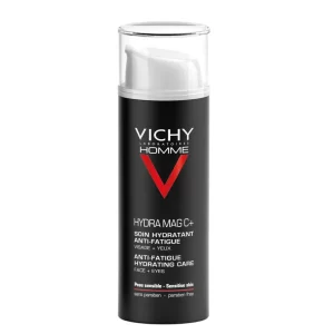 Vichy Homme Hydra Mag C Anti-Müdigkeits-Gesichts- und Augenpflege für Männer, 50 ml
