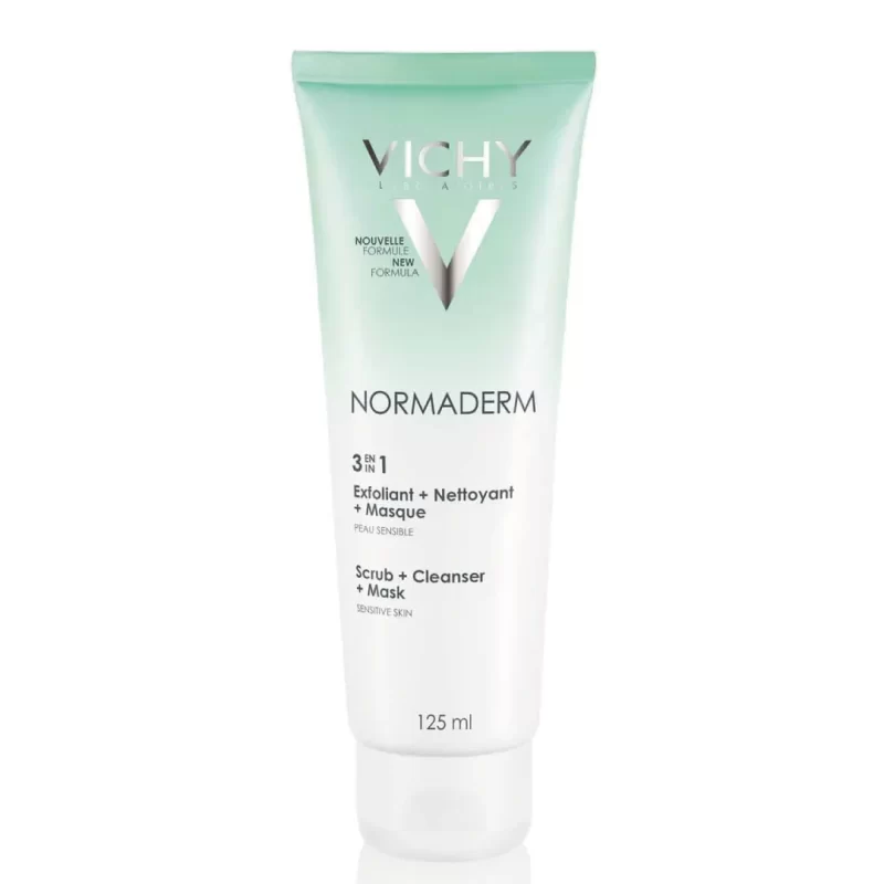 Vichy normaderm 3-in-1 cleanser for oily skin 125ml