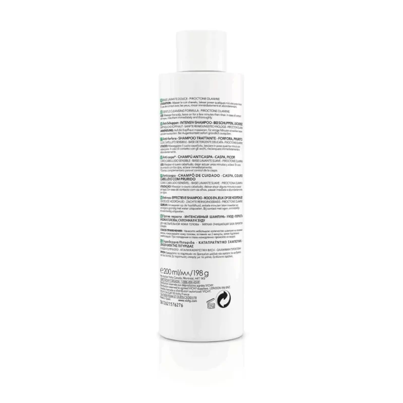 Vichy dercos anti-dandruff shampoo for sensitive scalp 200ml
