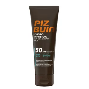 Piz buin hydro infusion spf50 gel-crème visage protection solaire 50ml