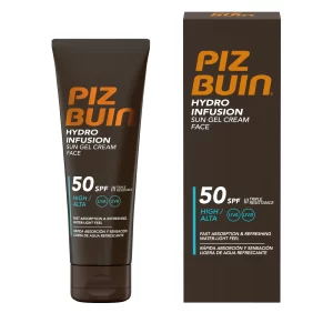 Piz buin hydro infusion spf50 facial gel-cream sun protection 50ml