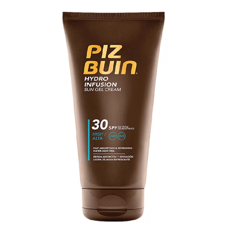 Piz buin hydro infusion spf30 gel-crème corps protection solaire 150ml