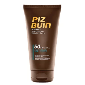 Piz buin hydro infusion spf50 gel-crème corps protection solaire 150ml