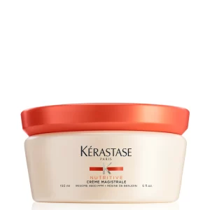 Kérastase nutritive crème magistrale hair balm leave-in for dry to severely dry hair is a deeply nourishing balm specially designed for very dry hair. For this purpose not only this balm has a rich formula but also a Nutribalm texture, both providing the hair with intense nourishment.