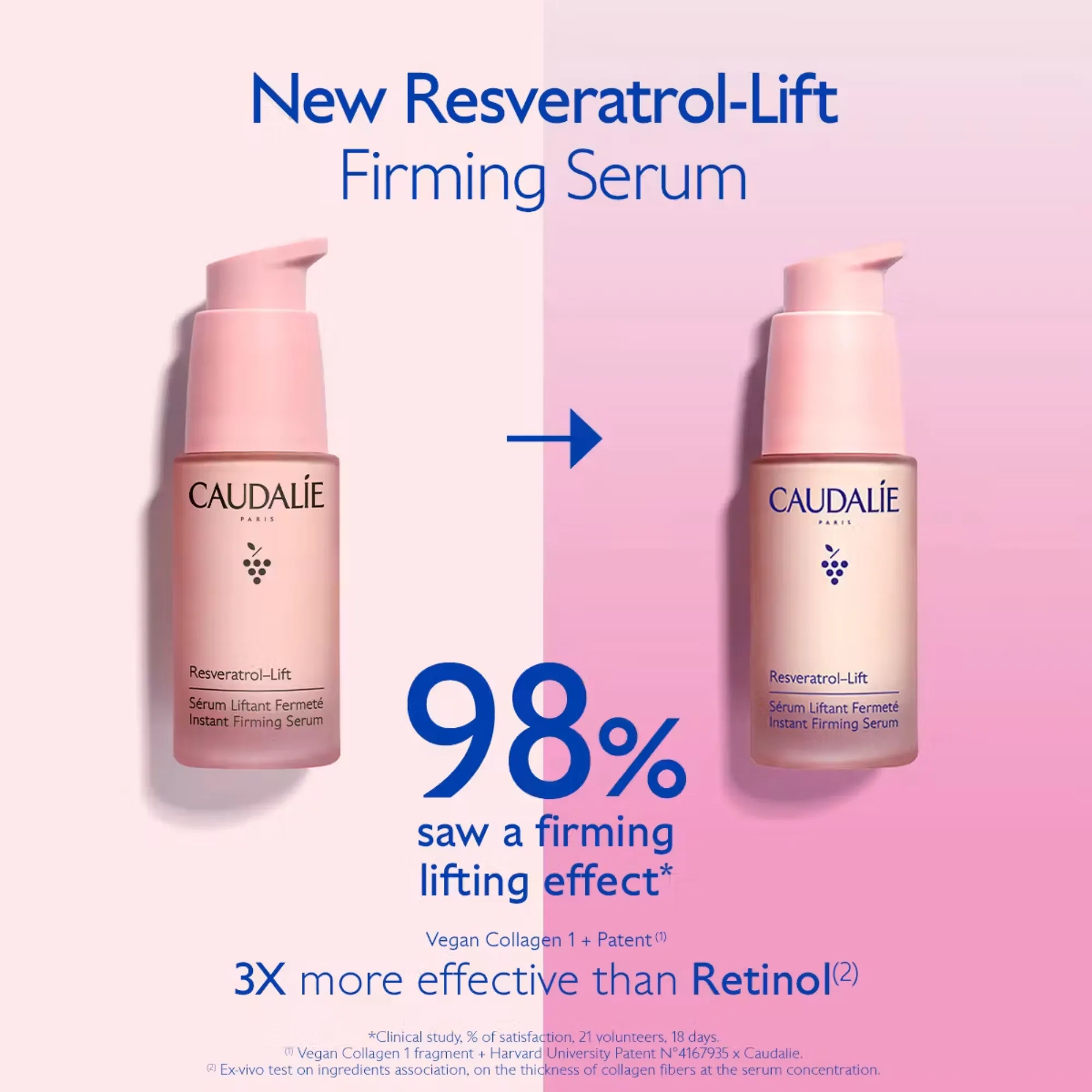 Caudalie resveratrol lift instant firming serum 30ml 1fl.oz - Lyskin