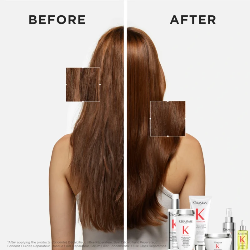 Kérastase Première Decalcifying Repairing Pre-Shampoo Treatment 250ml (8.45fl.oz) - Before & After