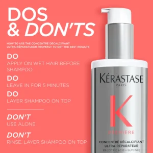 Kérastase Première Decalcifying Repairing Pre-Shampoo Treatment 250ml (8.45fl.oz) - Dos & Don'ts