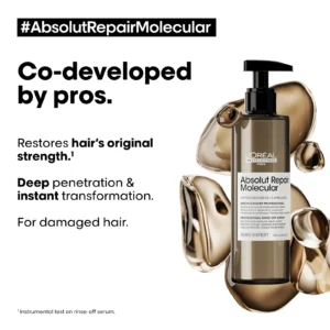 Loreal Professionnel Absolut Repair Molecular Rinse-Off Serum 250ml 8.4fl.oz