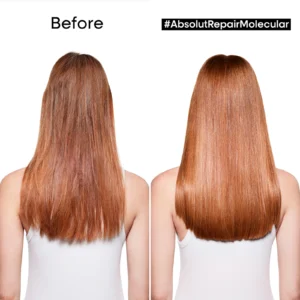 Loreal Professionnel Absolut Repair Molecular Rinse-Off Serum 250ml 8.4fl.oz - Before and After