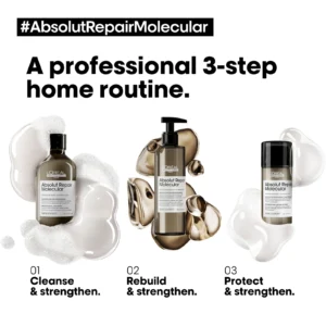 Loreal Professional Absolut Repair Molecular Shampoo 300ml 10.1fl.oz - How to use Protocol