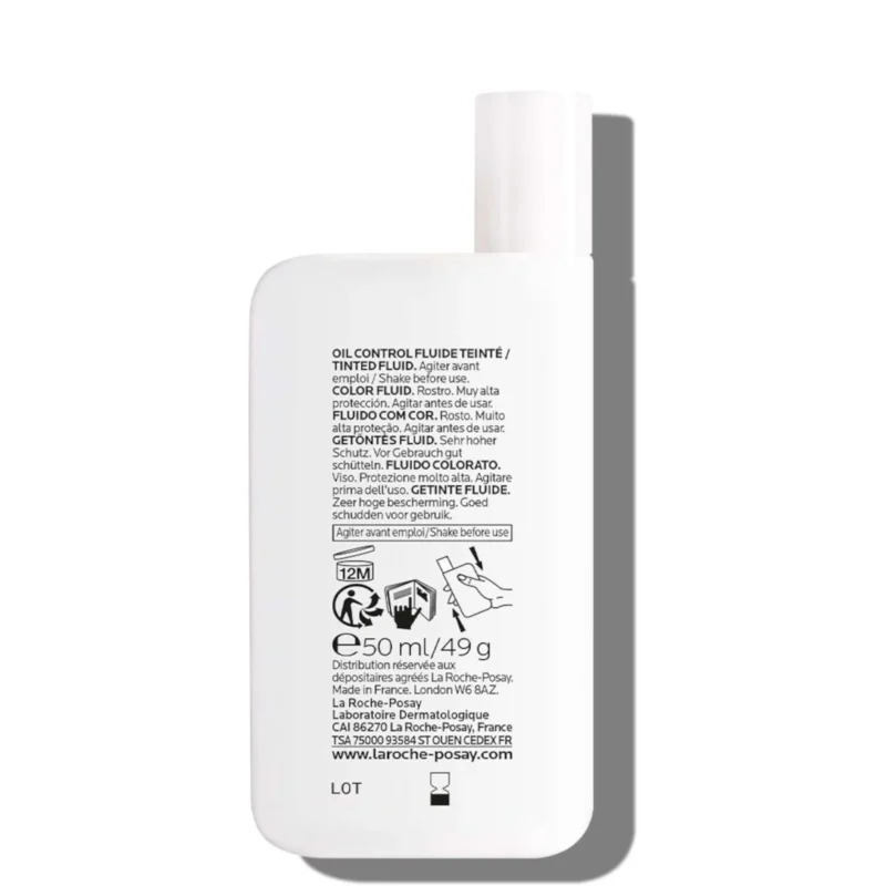 La Roche-Posay Anthelios UVMune 400 Oil Control Tinted Fluid SPF50 50ml - Ingredients List