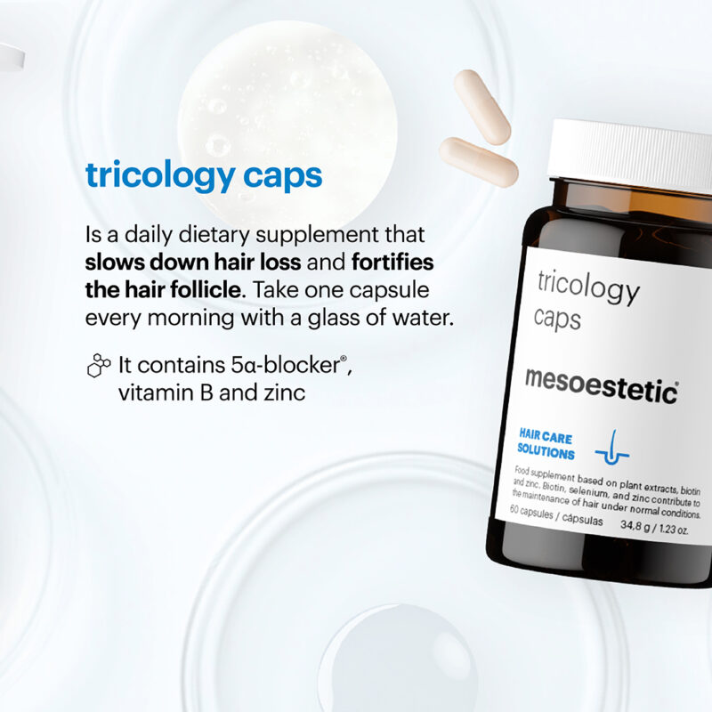 Mesoestetic Tricology Caps Food Supplement for Hair Loss Control 60 capsules