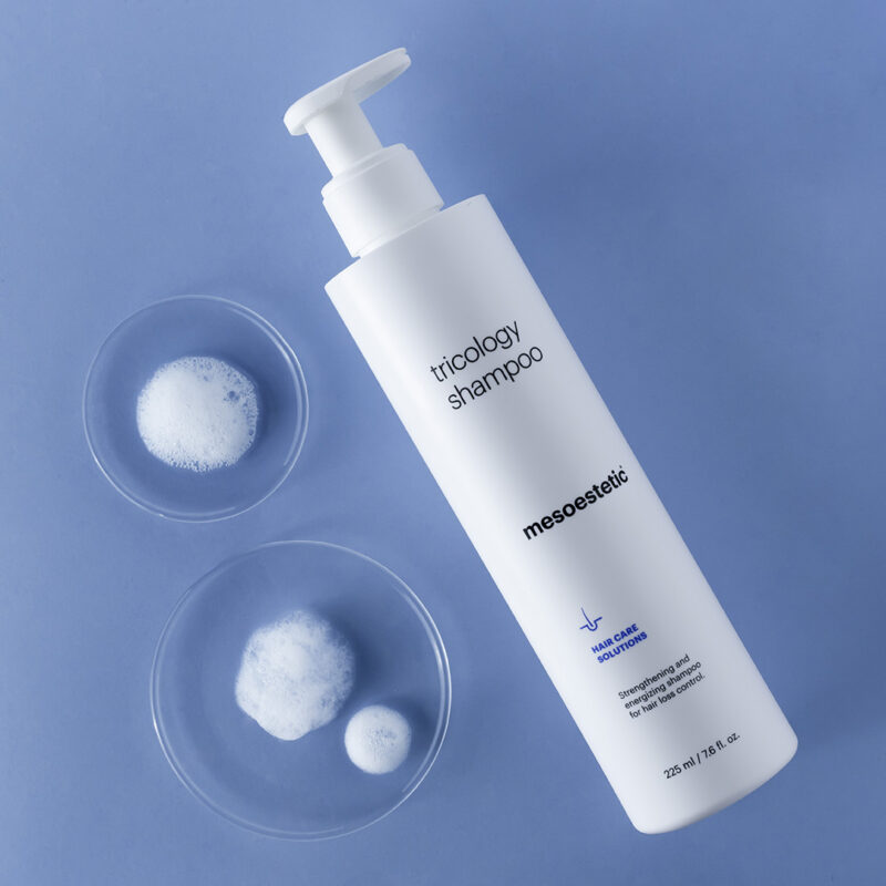 Mesoestetic Tricology Shampoo Strengthening and Energizing for Hair Loss Control 225ml 7.6fl.oz - How to use?