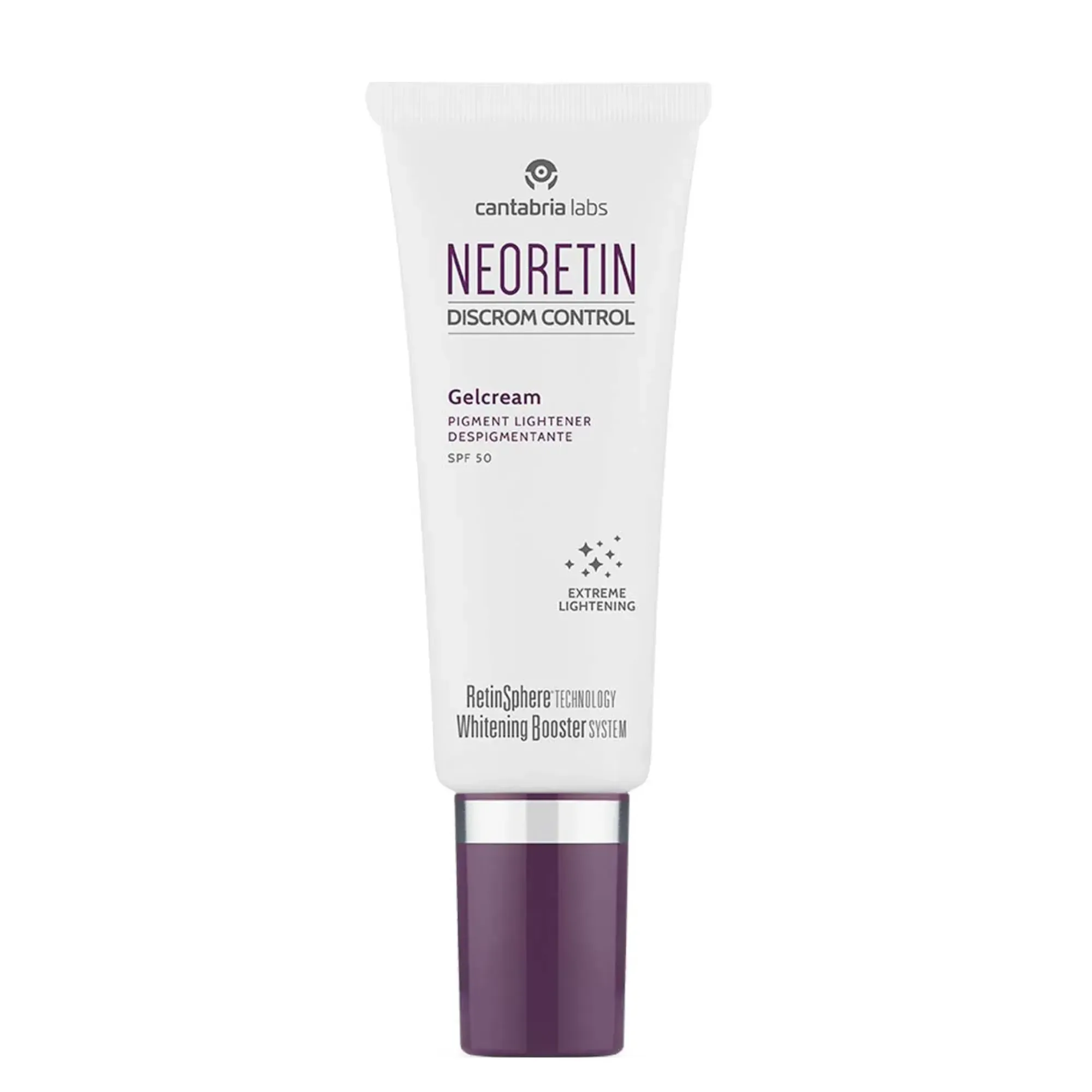 Lyskin-neoretin-discrom-control-gel-cream-spf50-40ml-1-3fl-oz_resultado_resultado Neoretin Discrom Control Gel Cream SPF50 is a cutting-edge depigmenting day cream designed for individuals dealing with dark spots, uneven skin tone, and photoaging. Ideal for all skin types, this lightweight, fast-absorbing formula seamlessly combines powerful brightening ingredients with broad-spectrum sun protection (UVA/UVB SPF50) to both correct and prevent hyperpigmentation.
