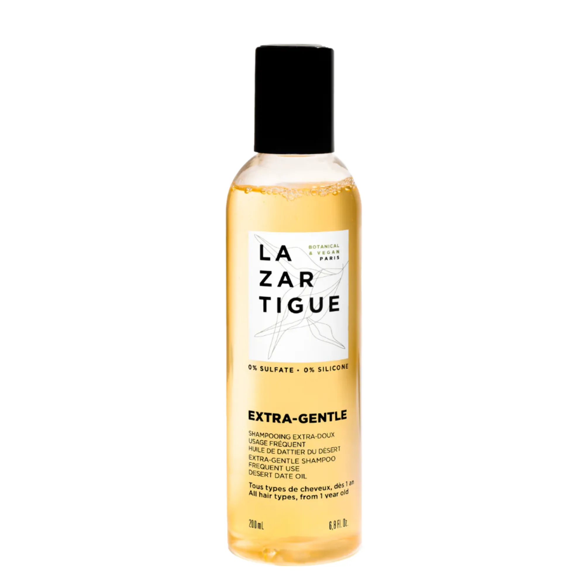 Lyskin-lazartigue-extra-gentle-shampoo-200ml-6-8fl-oz-LAZ00063_resultado Lazartigue Extra-Gentle Shampoo is a high-tolerance, sulphate-free shampoo designed for frequent use on all hair types, even the most sensitive scalps. Formulated with 93% ingredients of natural origin, it cleanses the hair fibre and scalp with exceptional gentleness while preserving their natural balance.