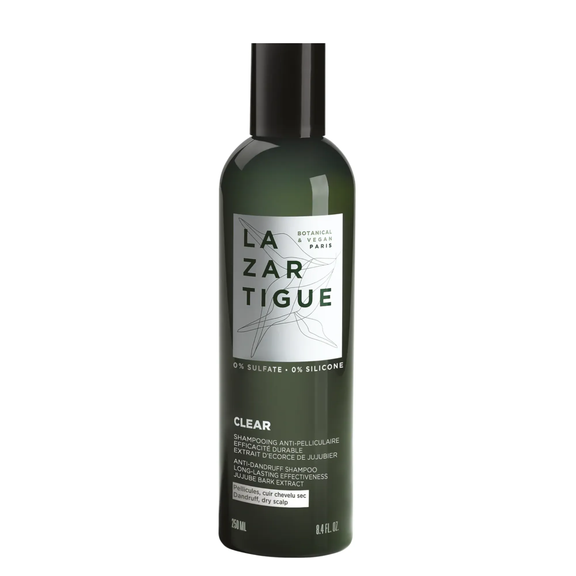 Lyskin-lazartigue-clear-shampoo-for-dry-dandruff-250ml-8-4fl-oz-LAZ00007_resultado Dry dandruff is often the visible sign of a dehydrated, fragile scalp. The Lazartigue Clear Shampoo for Dry Dandruff has been specifically formulated to eliminate flakes immediately while restoring hydration and long-term scalp comfort.