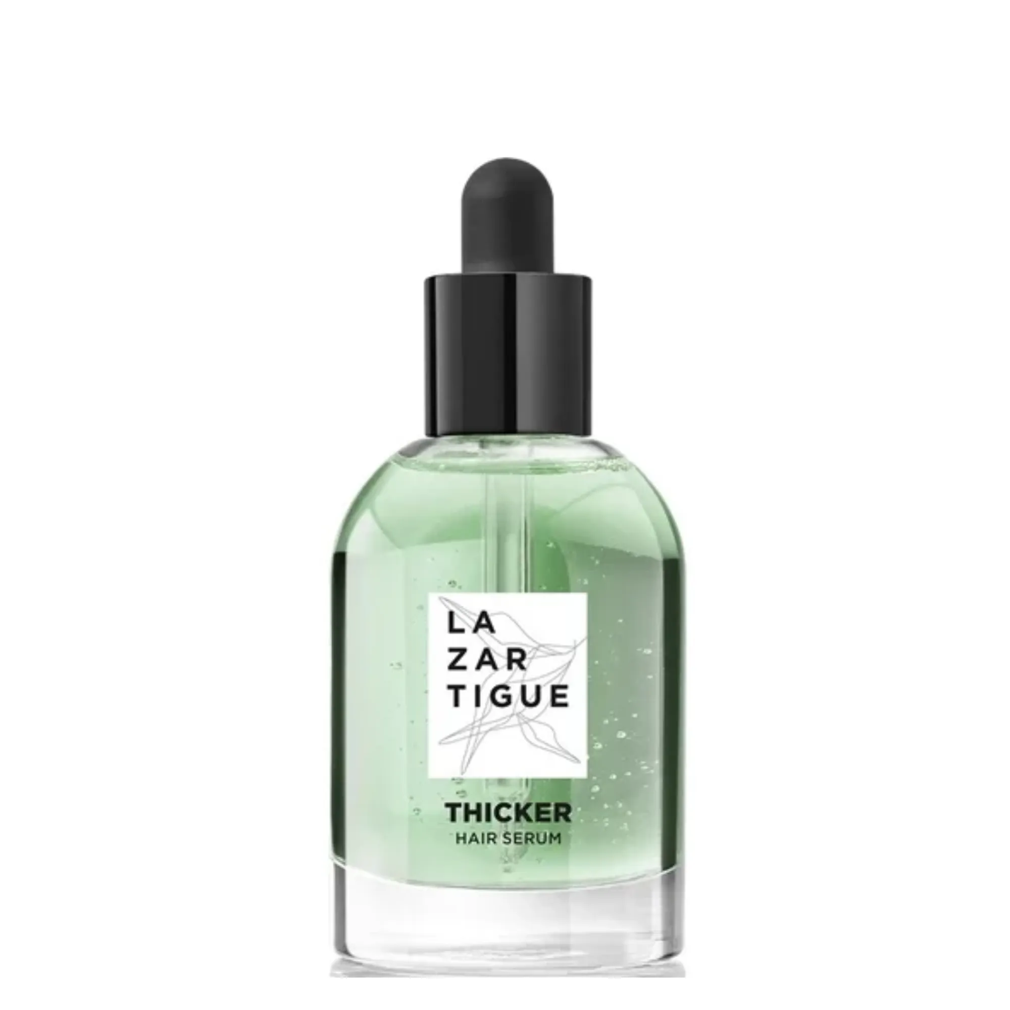 Lyskin-lazartigue-thicker-hair-serum-50ml-1-3fl-oz-LAZ00051 The Lazartigue Thicker Hair Serum is a vegan, alcohol-free, and lightweight gel formulated to slow progressive hair loss, strengthen existing hair, and promote healthier, thicker-looking hair. With 97% naturally derived ingredients, including the powerful Redensyl™ and Capixyl™ complexes, this serum revitalizes the scalp, reinforces hair fibre, and encourages optimal hair growth.