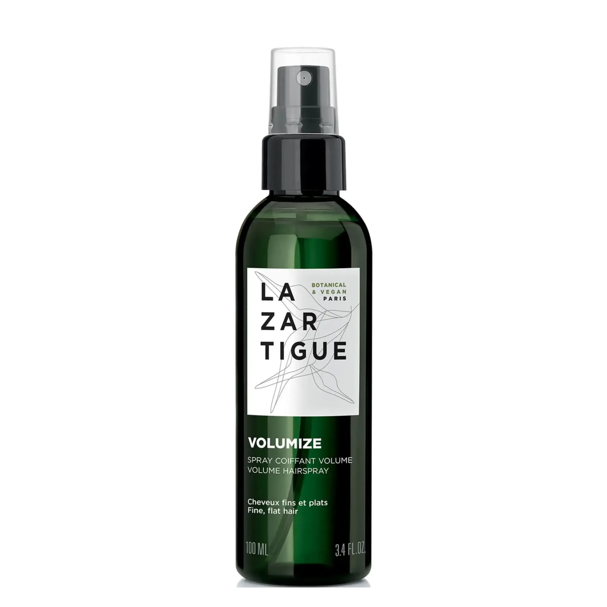 Lyskin-lazartigue-volumize-volume-hairspray-100ml-3-4fl-oz-LAZ00055 The Lazartigue Volumize Volume Hairspray is specifically designed to restore volume to fine and flat hair while keeping it light, flexible and natural. This texturising spray reinforces the hair fibre, coats it with a protective film, and helps reduce static electricity. At the same time, it enhances shine and creates a fuller-looking finish—without leaving hair stiff or “frozen”.