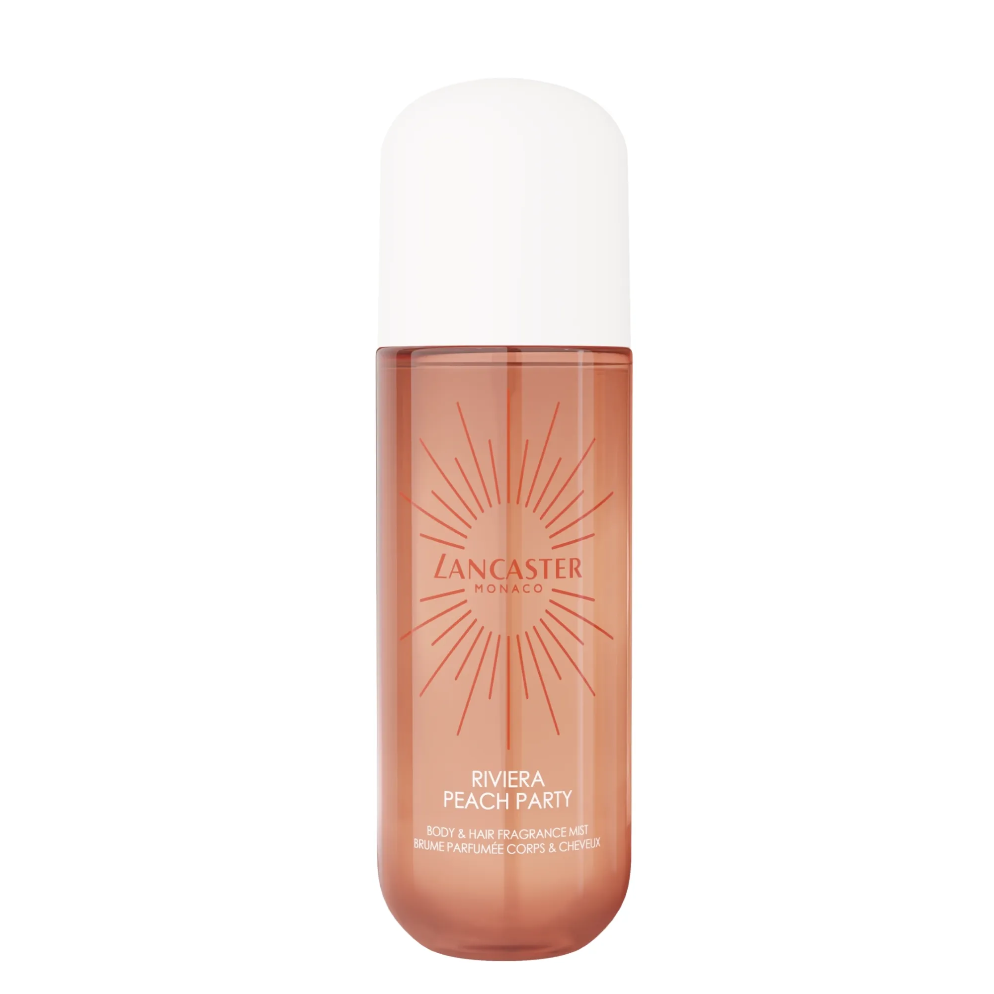 Lyskin-lancaster-riviera-mist-the-peach-party_resultado The Lancaster Riviera Mist Peach Party is a body and hair fragrance mist that captures the vibrant, carefree spirit of summer on the French Riviera. Designed as a refreshing and hydrating mist, it delicately perfumes the skin and hair while providing a light veil of moisture and comfort throughout the day.