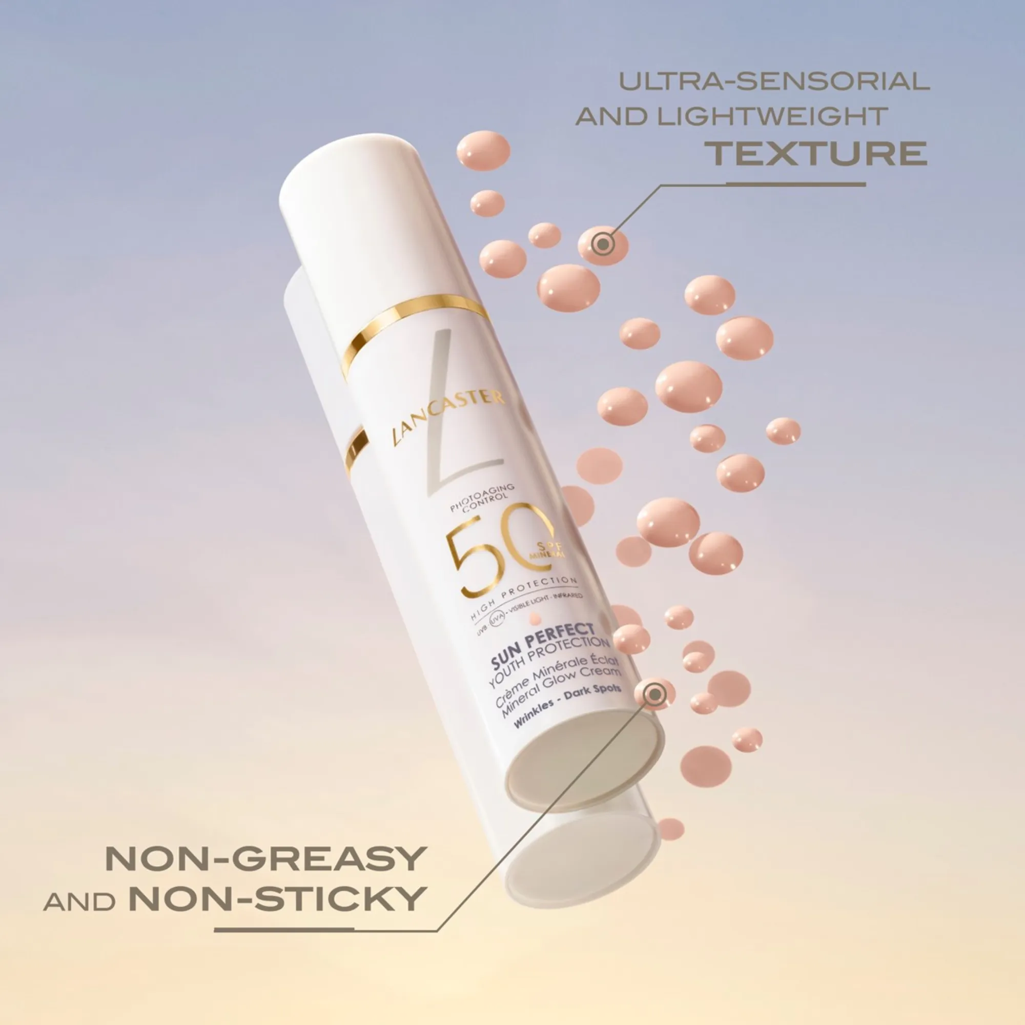 Lancaster sun perfect mineral glow cream spf50 50ml 1.7fl.oz - Lyskin