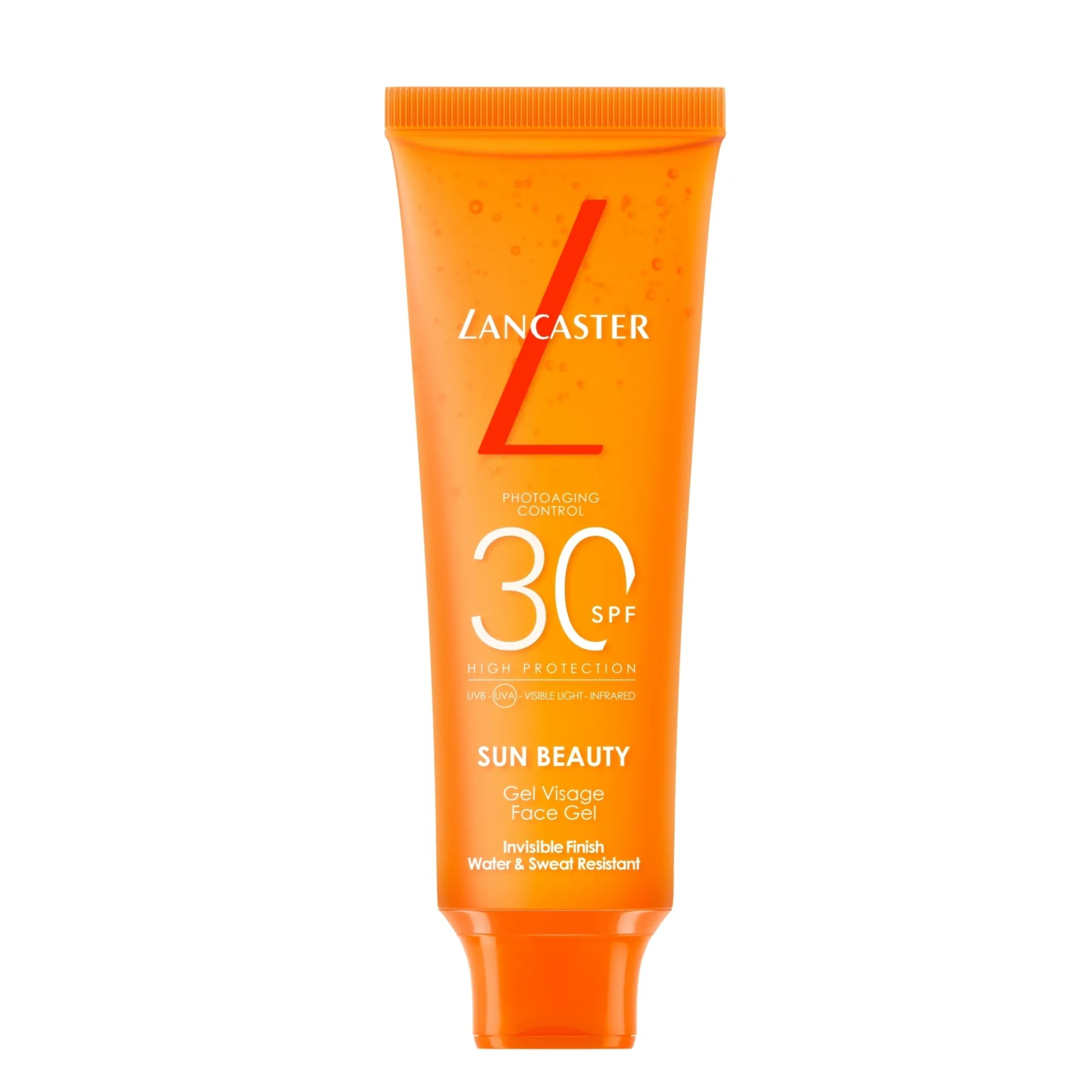 Lyskin-lancaster-sun-beauty-face-gel-spf30-50ml-1-7fl-oz_resultado The Lancaster Sun Beauty Face Gel SPF30 is a lightweight facial sunscreen gel designed to provide effective sun protection while delivering a refreshing, breathable, and matte finish. Ideal for daily use, this innovative formula combines advanced sun protection with skin-repairing and glow-enhancing benefits.
