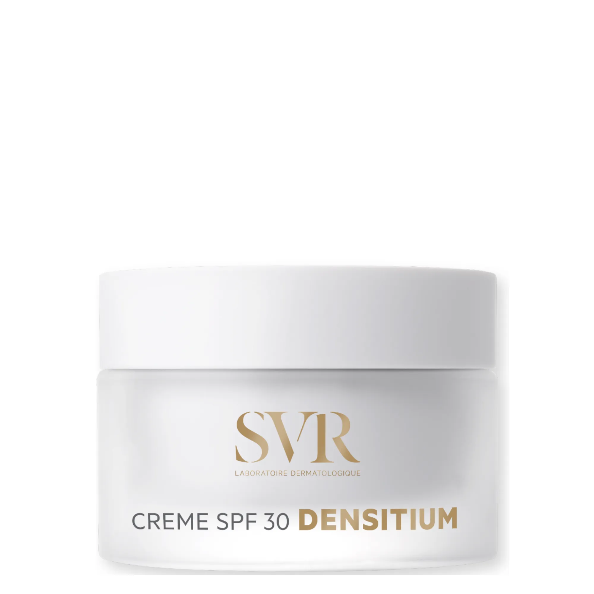 Lyskin-svr-densitium-creme-spf30-50ml-1-7fl-oz-SVR00135_result The SVR Densitium Crème SPF30 is a multi-corrective anti-aging cream SPF30 for mature skin, designed to target visible signs of aging while providing daily sun protection. Specifically formulated for skin affected by wrinkles, loss of density, sagging, and pigmentation spots, it delivers both corrective care and preventive protection. Moreover, this advanced formula protects the skin against UVA, UVB, infrared rays, and visible light, which are key contributors to premature aging. As a result, it helps maintain a firmer, smoother, and more radiant complexion over time.