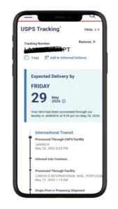 USA Proof of Delivery