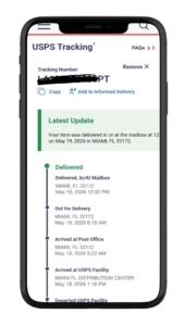 USA Proof of Delivery
