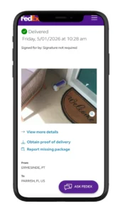 USA Proof of Delivery