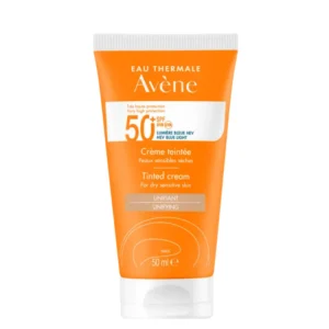 Lyskin-avene-suncare-tinted-cream-spf50-for-dry-skin-50ml-1-7fl-oz-AVN00161_resultado Avène Sun Very High Protection Tinted Cream SPF50+ is a very high-protection tinted sunscreen specially formulated for dry and sensitive facial skin. It provides SPF50+ protection against UVB and UVA rays, as well as high-energy blue light, while helping to even out the complexion and enhance its natural radiance.