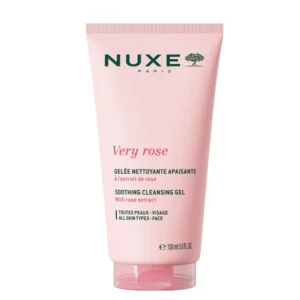 Reveal soft, refreshed skin with the Nuxe Very Rose Soothing Cleansing Gel, a gentle facial cleanser designed to remove impurities while maintaining skin’s natural hydration. Infused with rose extract, this ultra-fresh gel formula soothes, purifies, and revitalizes the complexion, making it perfect for daily use.