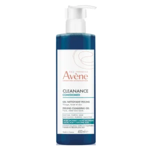 Lyskin-avene-cleanance-comedomed-peeling-cleansing-gel-400ml-AVN00185_resultado Avène Cleanance Comedomed Peeling Cleansing Gel combines daily cleansing with a gentle superficial peeling action for oily, blemish-prone skin. The formula helps unclog pores, remove excess sebum, refine skin texture and reduce the appearance of persistent imperfections.