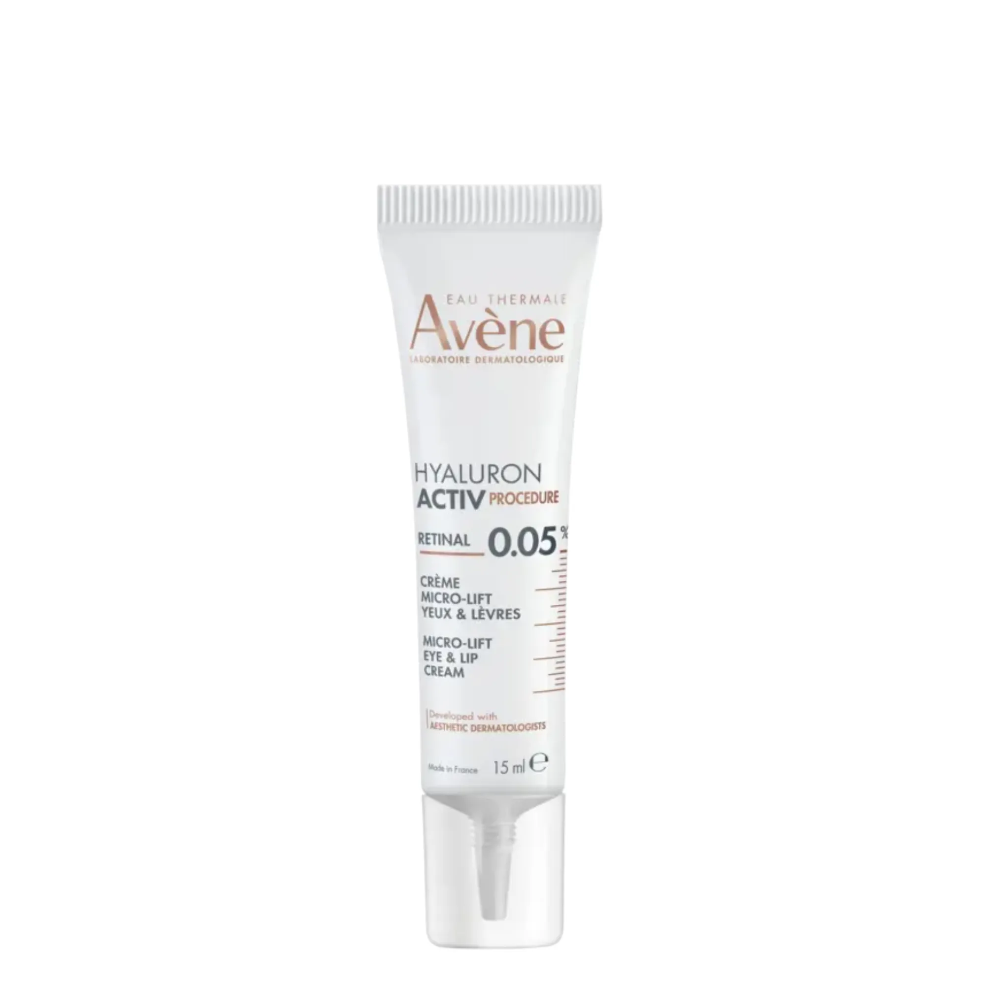 Lyskin-avene-hyaluron-activ-procedure-micro-lift-eye-lip-cream-15ml-0-5fl-oz-AVN00180 Avène Hyaluron Activ Procedure Micro-Lift Eye & Lip Cream is a targeted anti-ageing cream designed for adults who want to reduce the appearance of fine lines, wrinkles and deeper localised wrinkles around the eyes and lips.